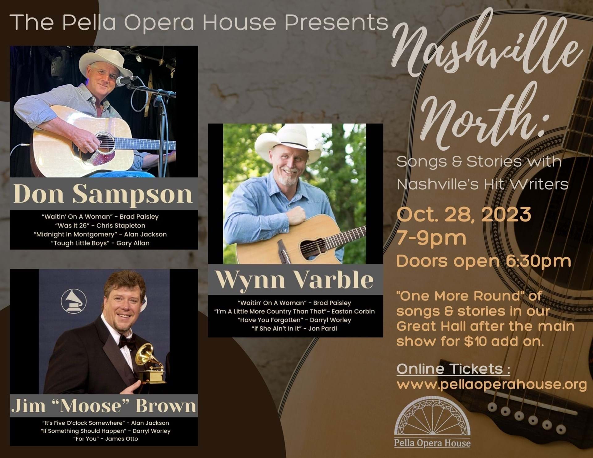 Nashville North: Songs & Stories with Nashville Hit Songwriters